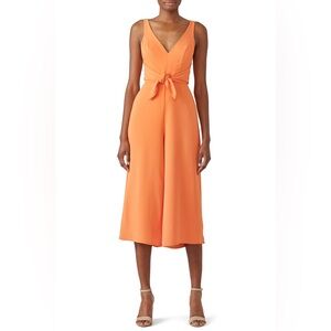 Amanda Uprichard Orange Charter Jumpsuit